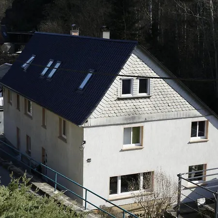 Ferienwohnung Zum Hirschgrund Schöna Buitenkant foto