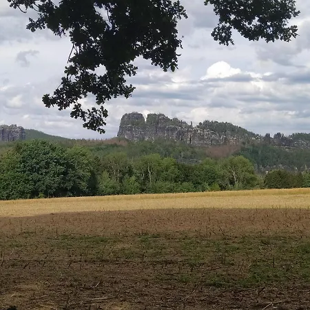 Ferienwohnung Zum Hirschgrund Schöna Buitenkant foto